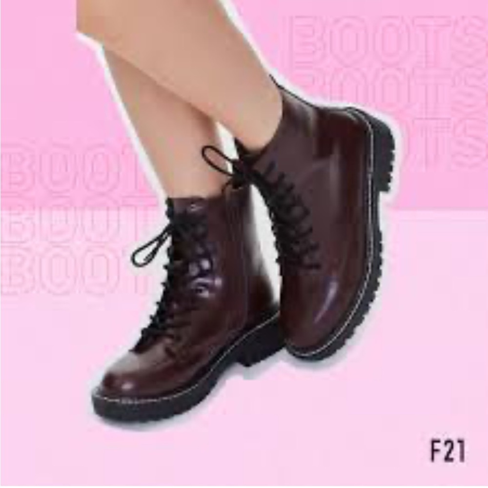 New ROUGE  BURGUNDY‎ BOOTS
